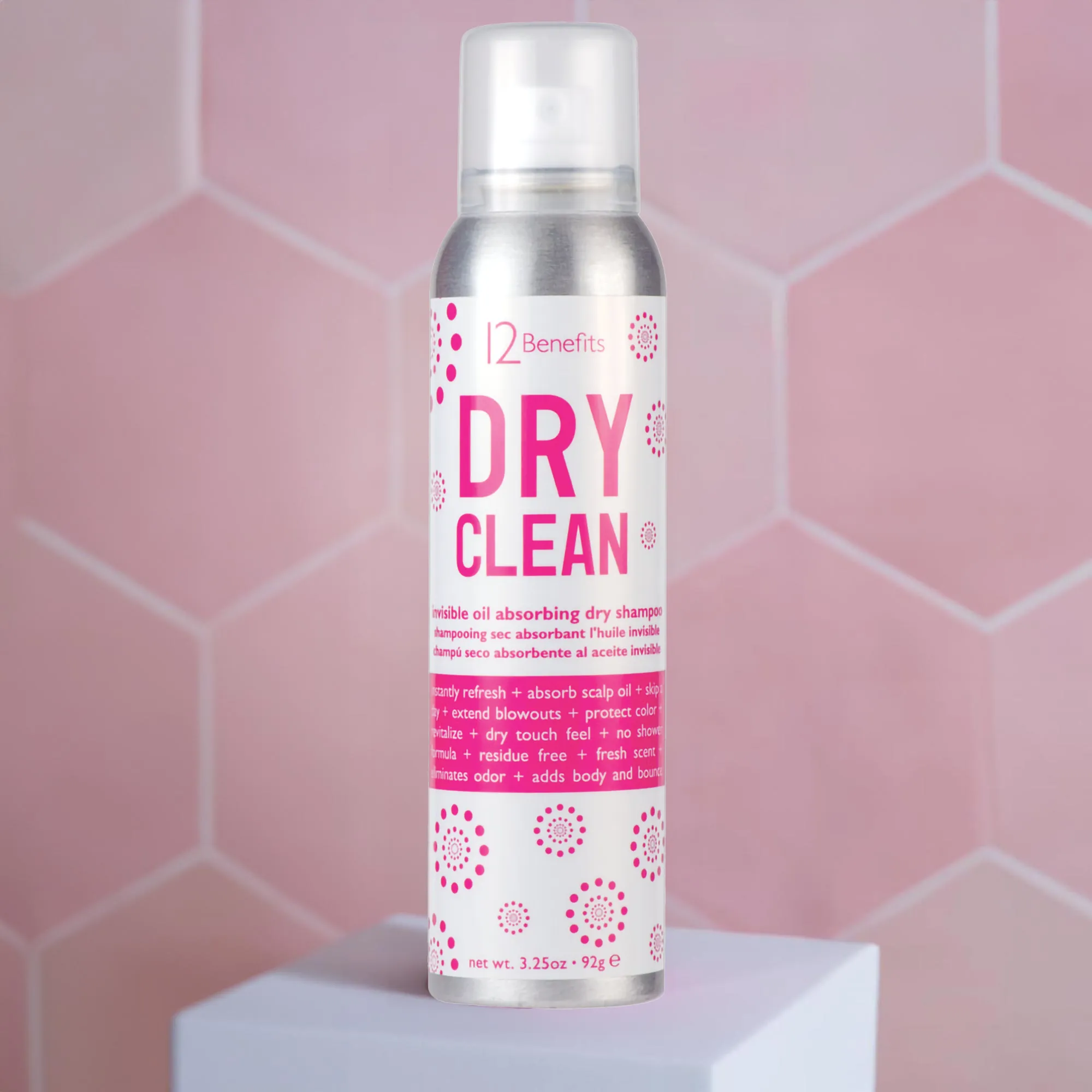 12 Benefits Instant Invisible Oil Absorbing Dry Shampoo