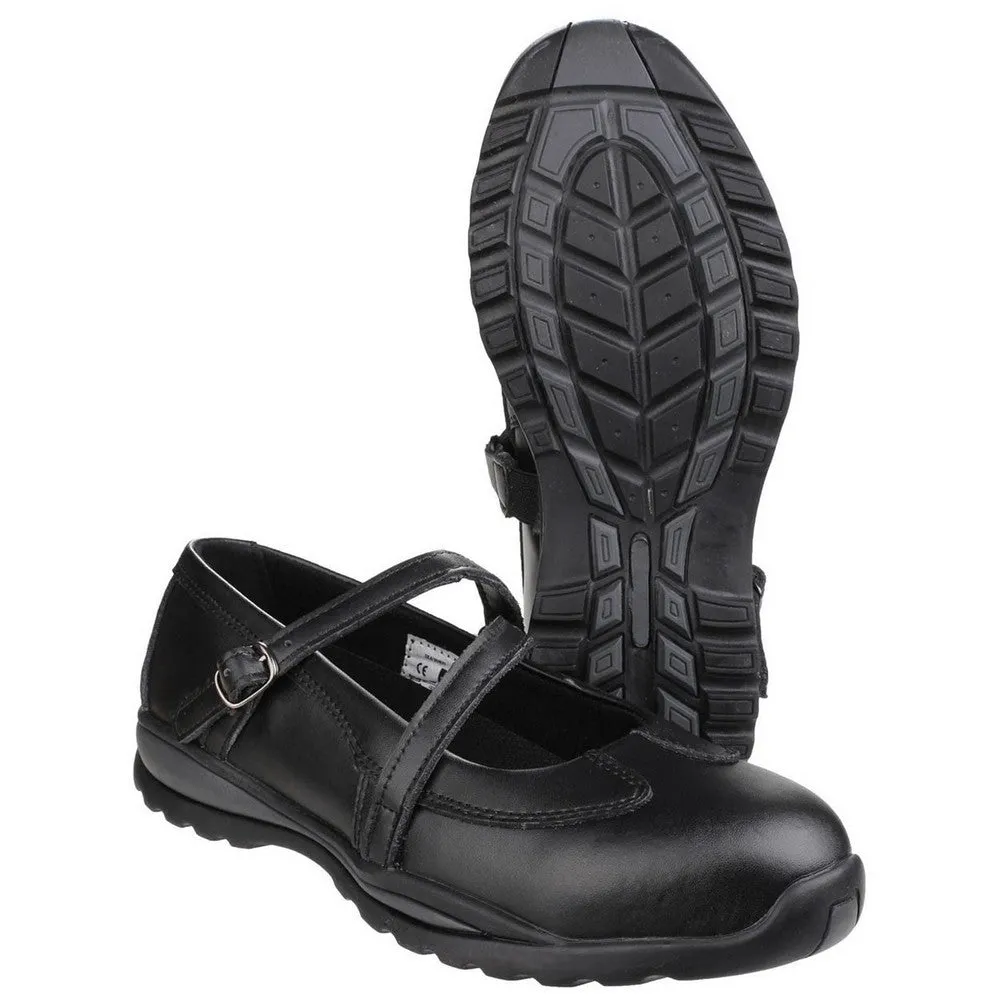 Amblers Womens/Ladies 55 S1P Buckle Safety Shoes