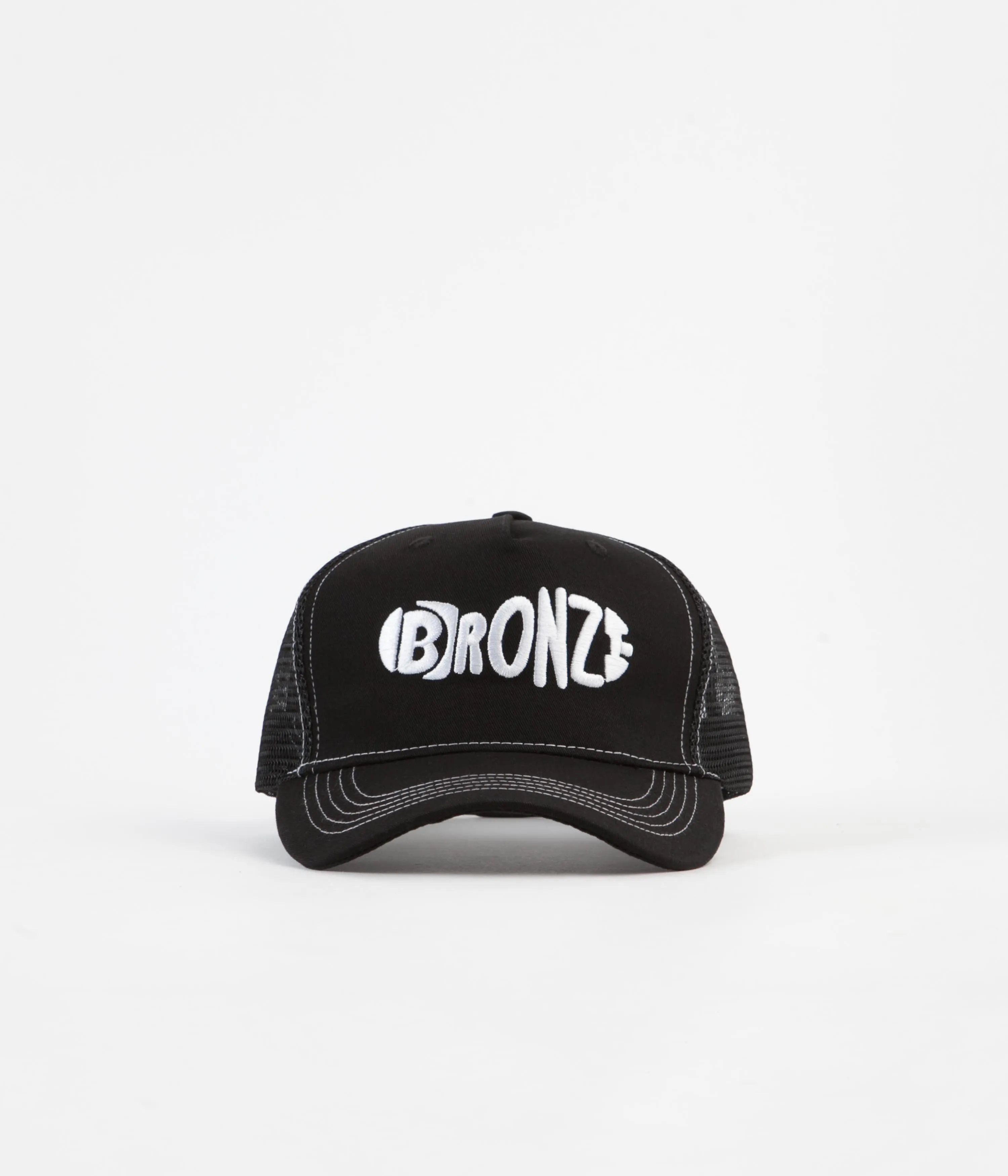 Bronze 56K Footprint Trucker Cap - Black