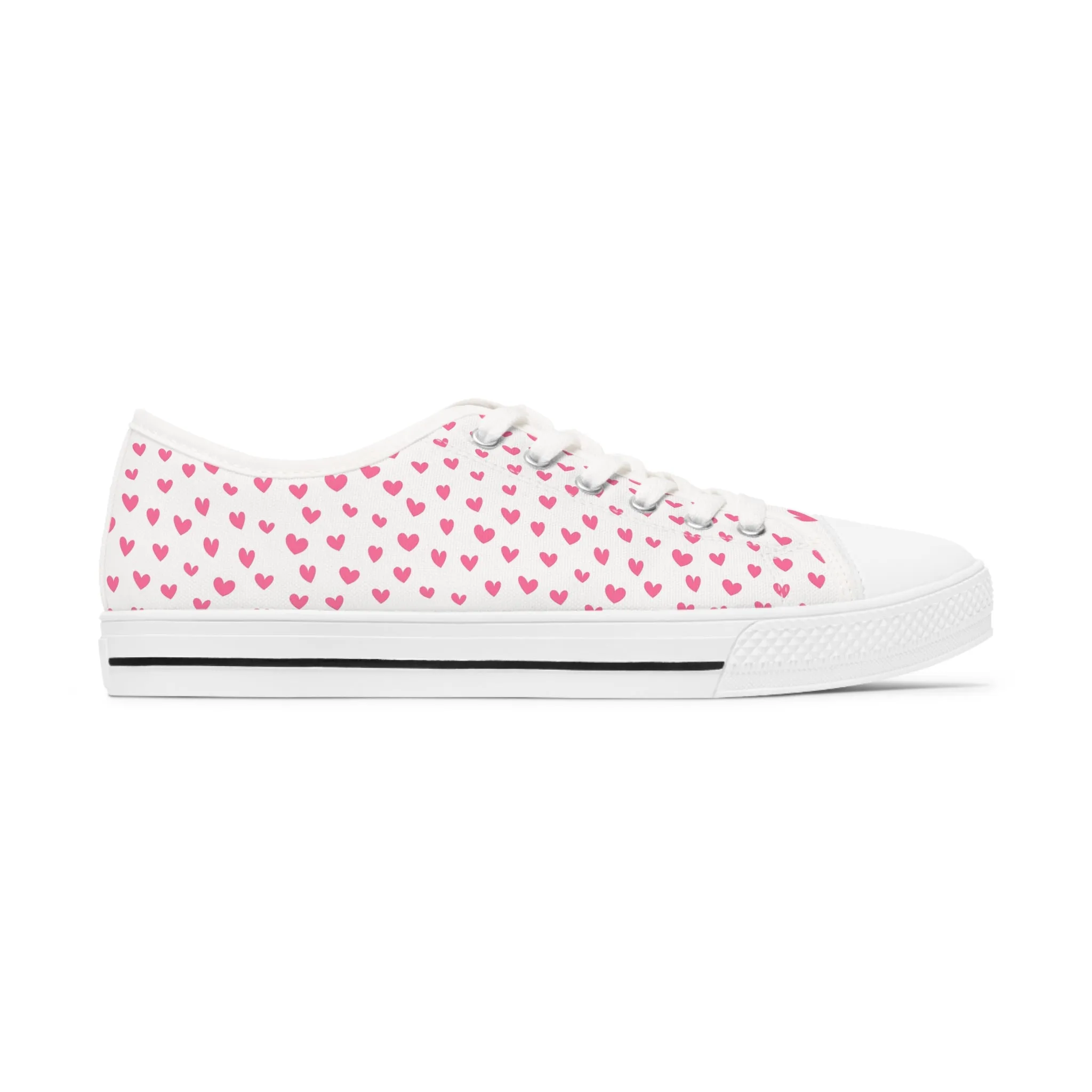 Hearts Women's Low Top Sneakers