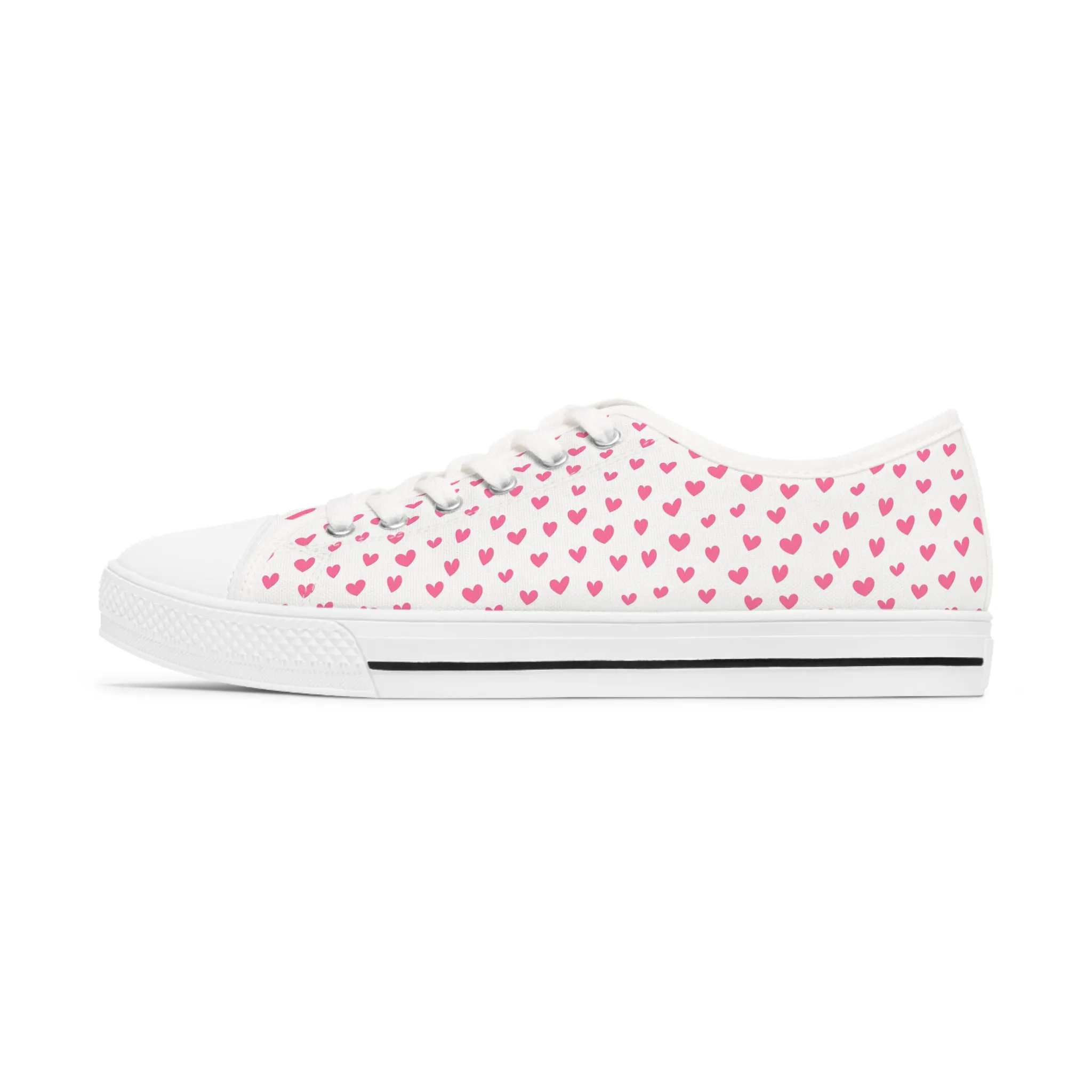 Hearts Women's Low Top Sneakers