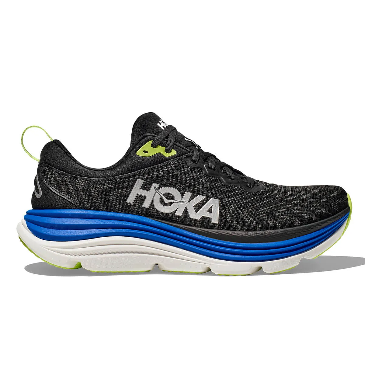Hoka Gaviota 5 Mens | Black / Electric Cobalt