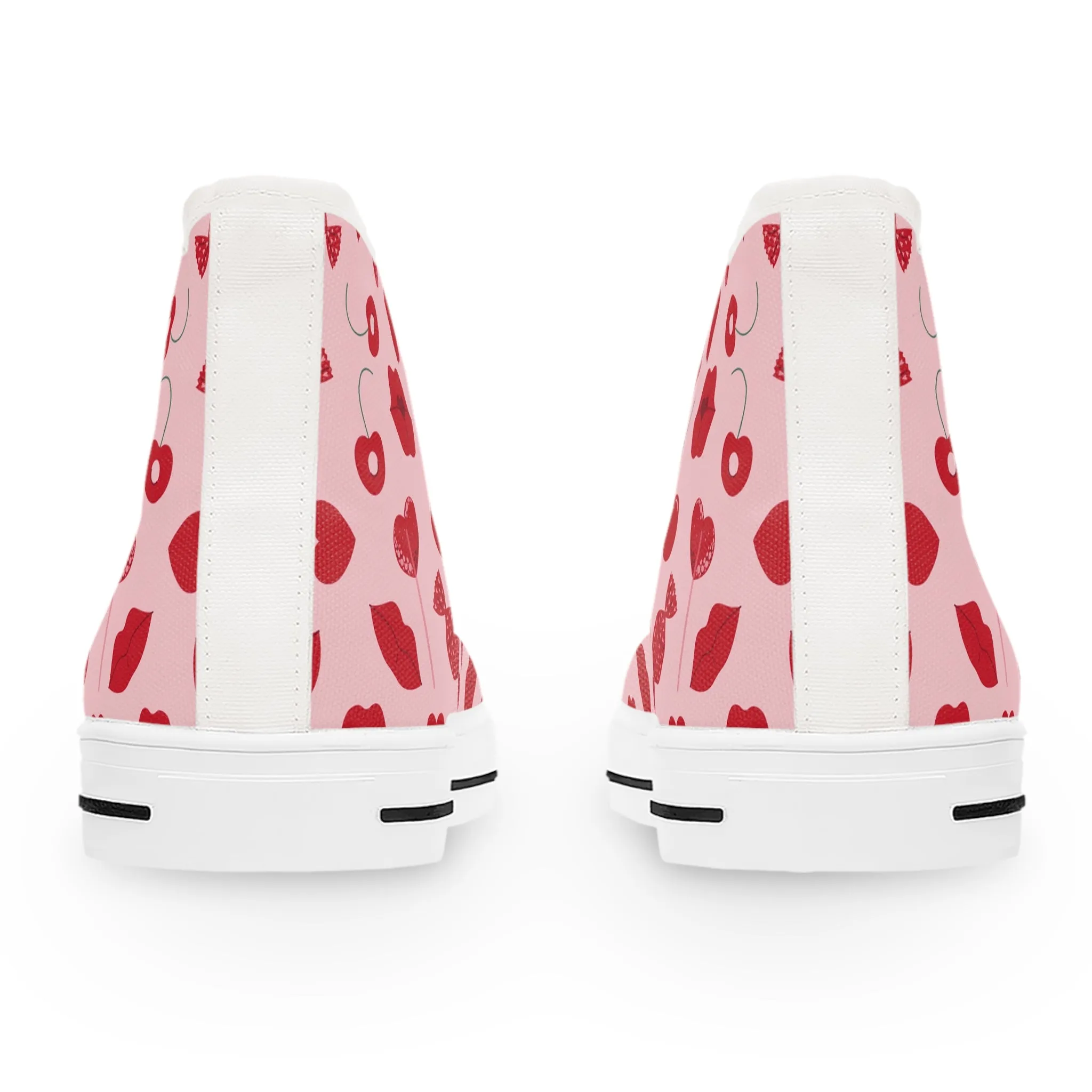 Lips Women's High Top Sneakers