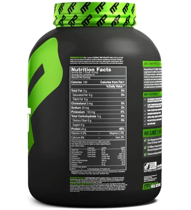 Musclepharm Combat 100% Isolate Chocolate Milk Sport Series 5lbs