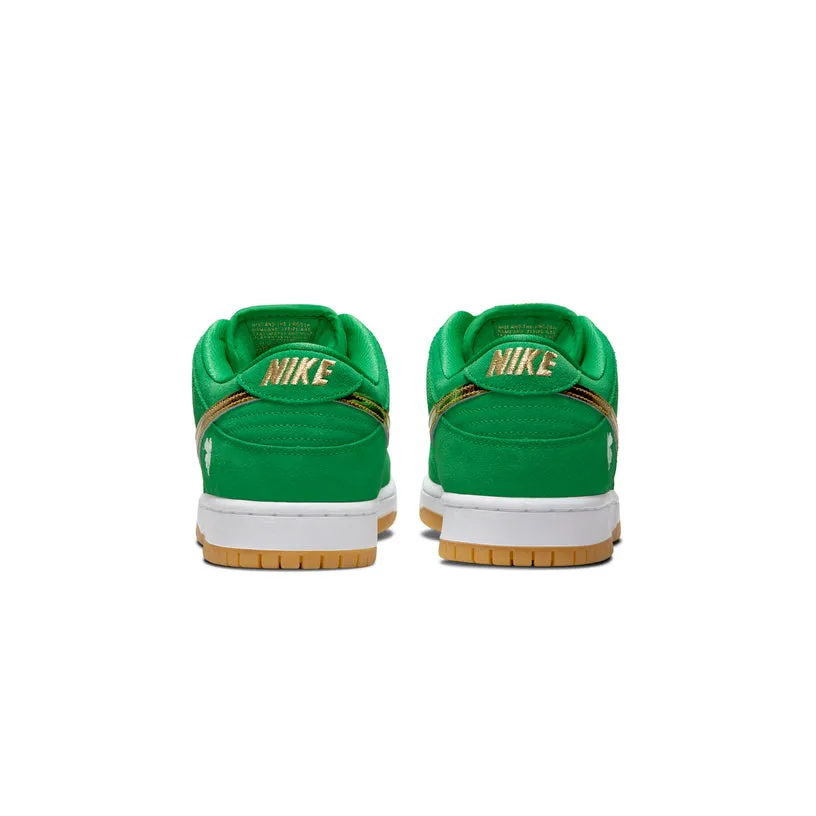 NIKE SB MENS DUNK LOW PRO LUCKY GREEN SHOES