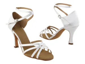 Sera Series Ivory Satin Dance Sandal