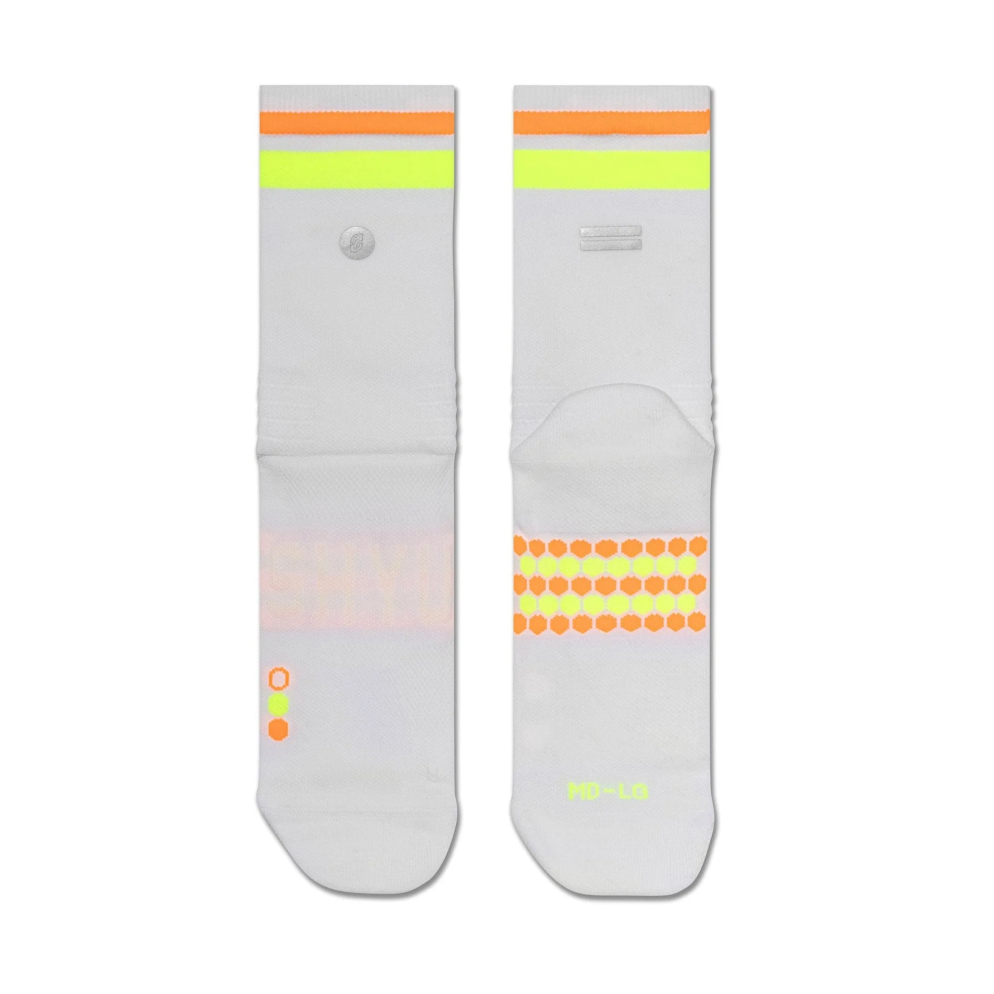 Shyu Racing Sock - White | Lime | Mango