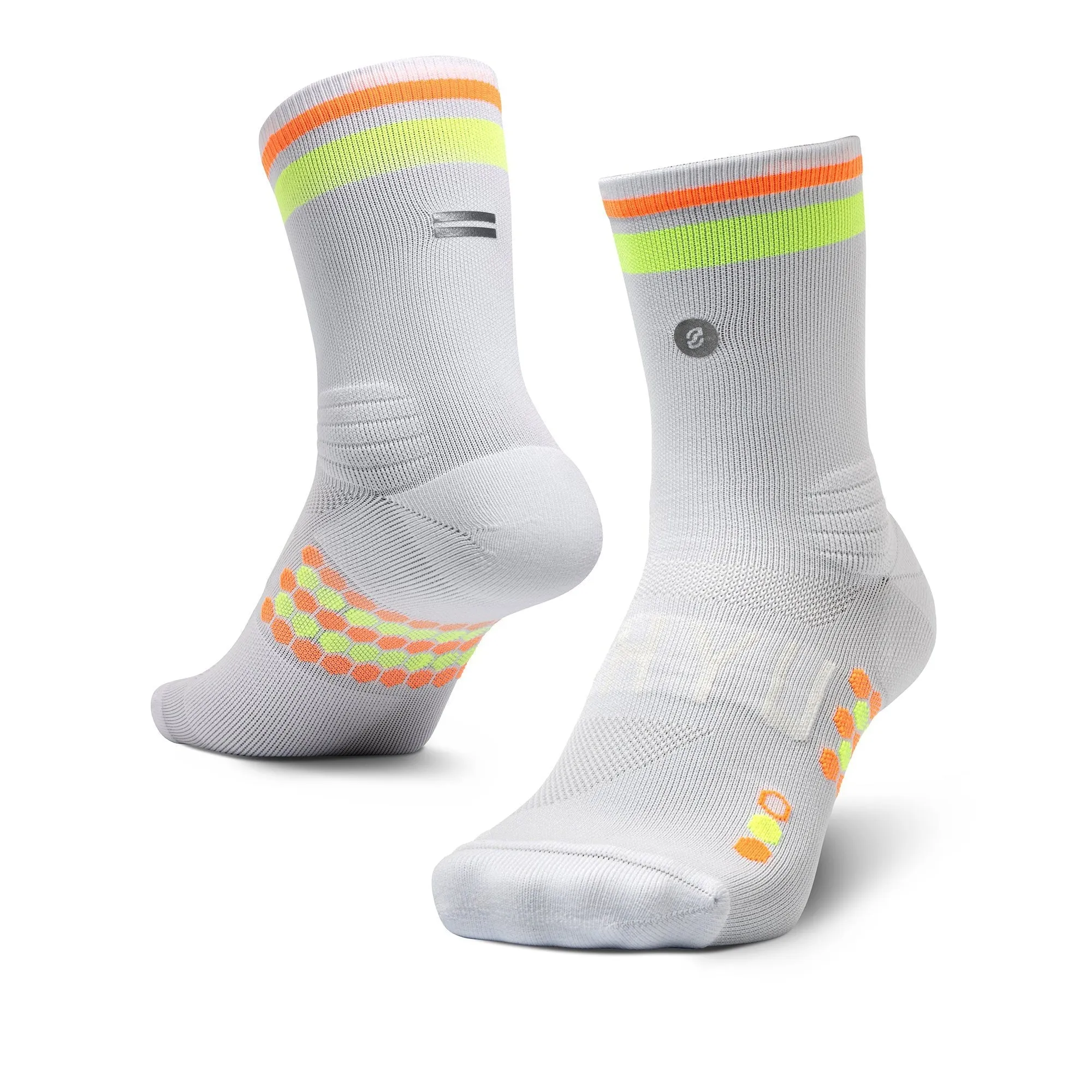 Shyu Racing Sock - White | Lime | Mango