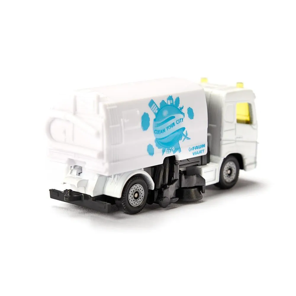 Siku municipal set sweeper and garbage truck